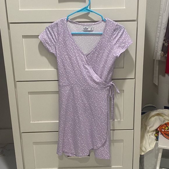 Purple Hollister Wrap Dress 